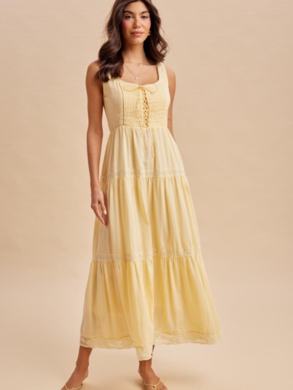 Cotton Sleeveless Maxi Dress